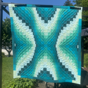 Bargello quilté