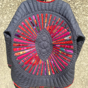 motif dos veste patchwork